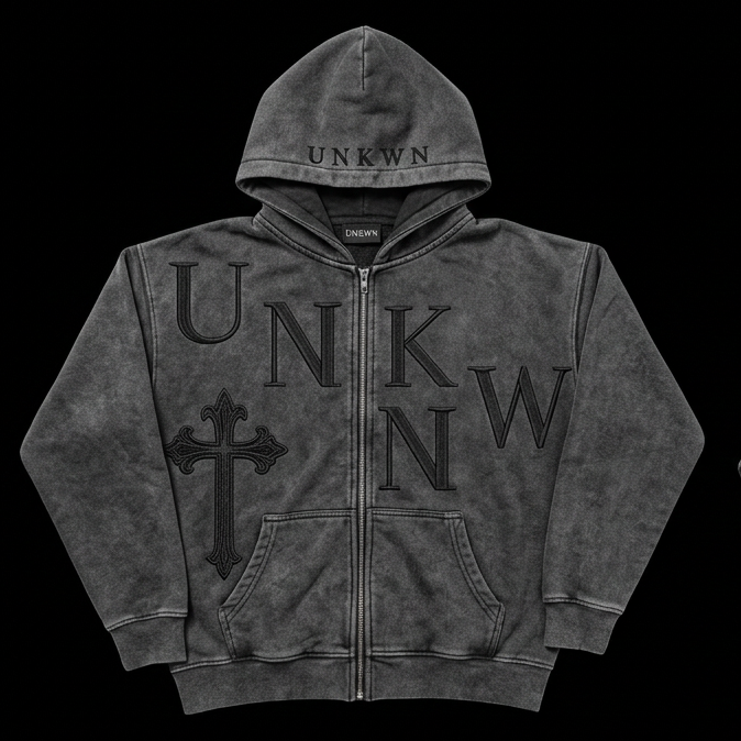 UNKWN Acid Wash Hoodie